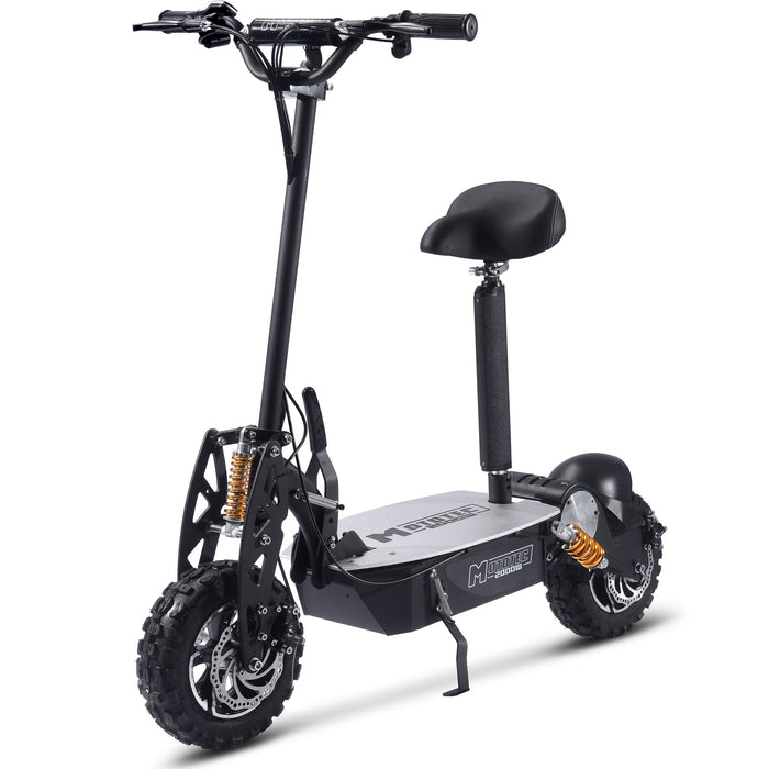MotoTec Chaos 2000w 60v Lithium Electric Scooter Black