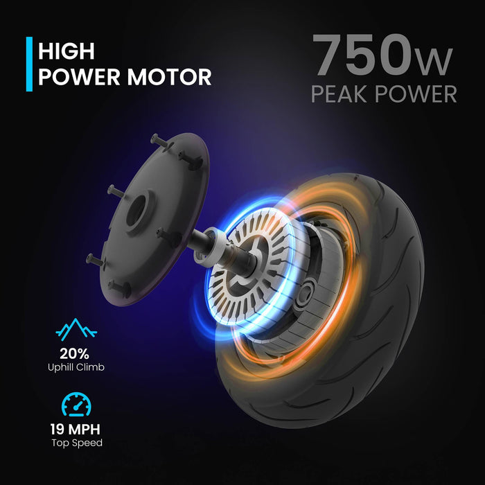 AnyHill UM-2 Electric Scooter with Replaceable Battery Pack