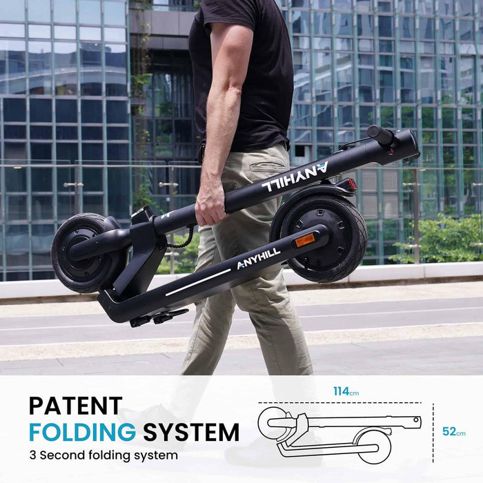 AnyHill UM-2 Electric Scooter with Replaceable Battery Pack