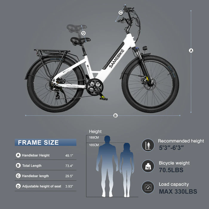 SameBike RS-A01 Electric City Bike