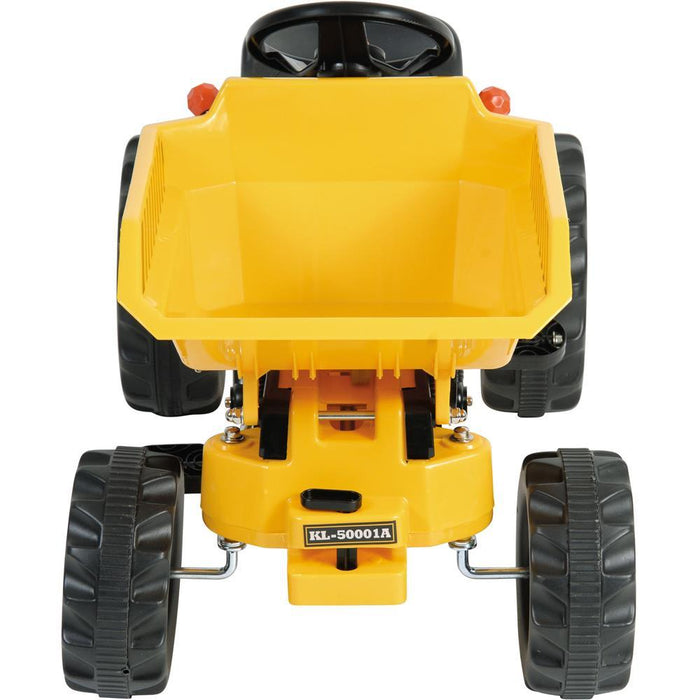 Moto Tech - Kalee Kids Pedal Tractor with Dump Bucket Yellow