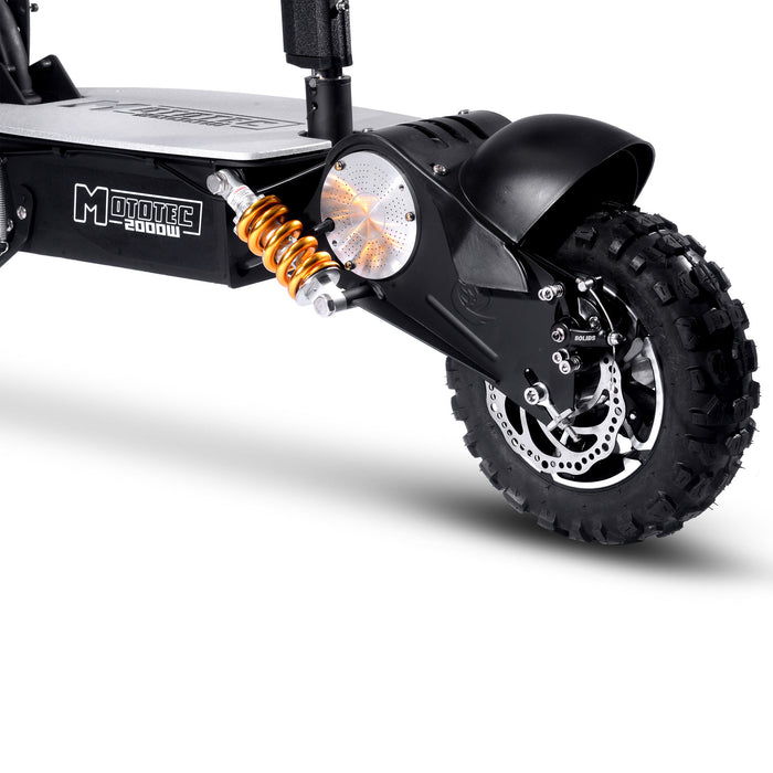 MotoTec Chaos 2000w 60v Lithium Electric Scooter Black