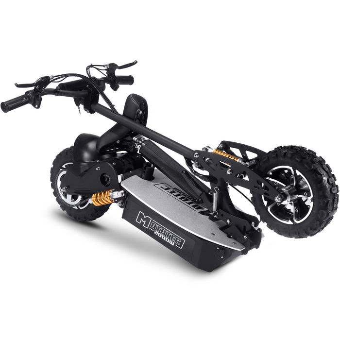 MotoTec Chaos 2000w 60v Lithium Electric Scooter Black