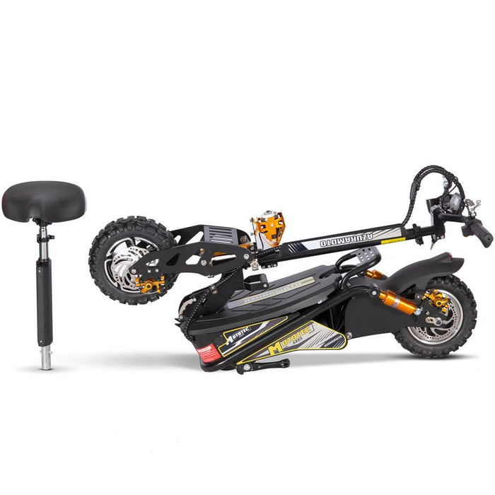 MotoTec -  Ares 48v 1600w Electric Scooter Black