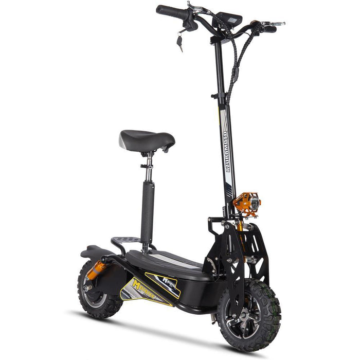 MotoTec -  Ares 48v 1600w Electric Scooter Black