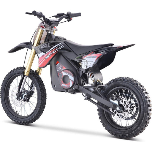 MotoTec - 48v Pro Electric Dirt Bike 1600w Lithium Red