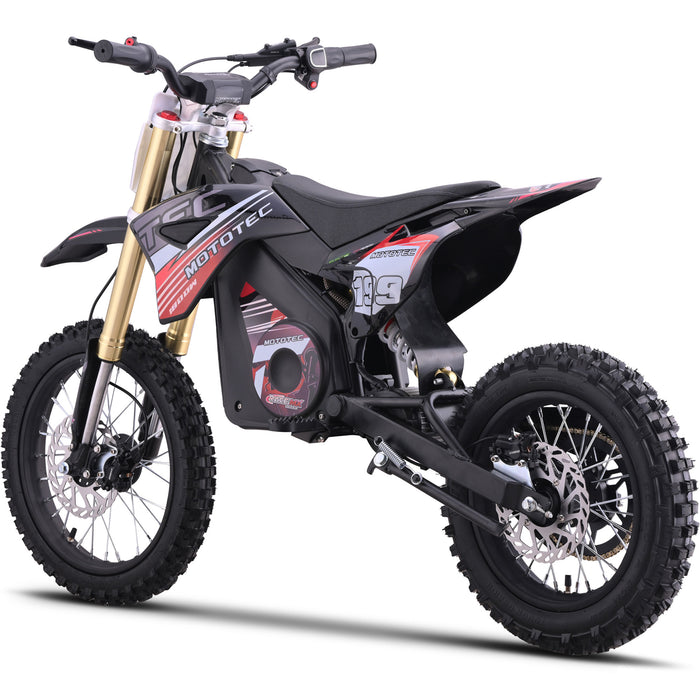 MotoTec 48v Pro Electric Dirt Bike 1800w Lithium Pink