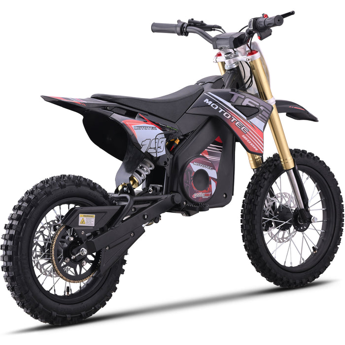 MotoTec 48v Pro Electric Dirt Bike 1800w Lithium Pink