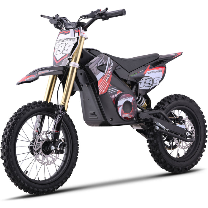 MotoTec 48v Pro Electric Dirt Bike 1800w Lithium Pink