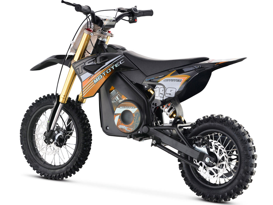 MotoTec 36v Pro Electric Dirt Bike 1000w Lithium Orange