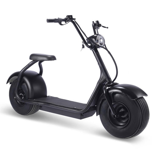 MotoTec - Fat Tire 60v 18ah 2000w Lithium Electric Scooter Black