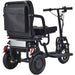 MotoTec - Folding Mobility Electric Trike 48v 700w Dual Motor Lithium Black