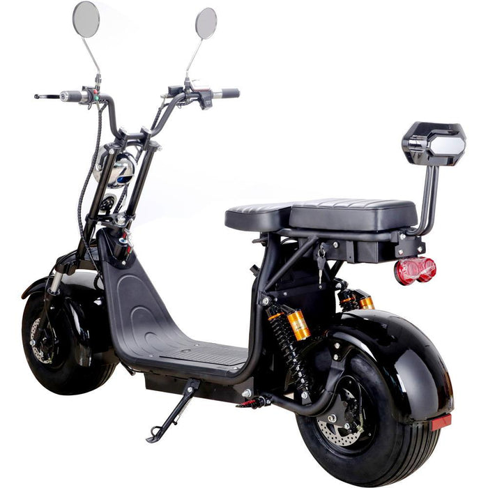 MotoTec - Knockout 60v 2000w Lithium Electric Scooter Black