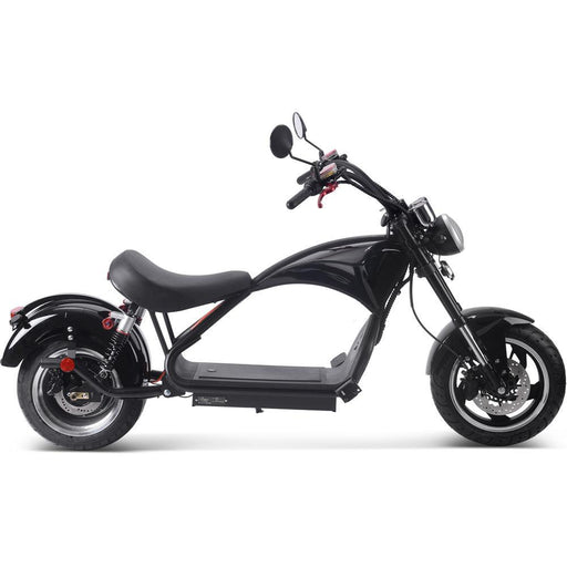 MotoTec - Lowboy 60v 20ah 2500w Lithium Electric Scooter Black