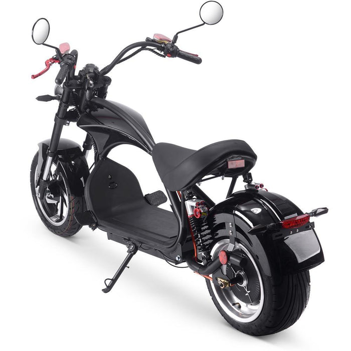 MotoTec - Lowboy 60v 20ah 2500w Lithium Electric Scooter Black