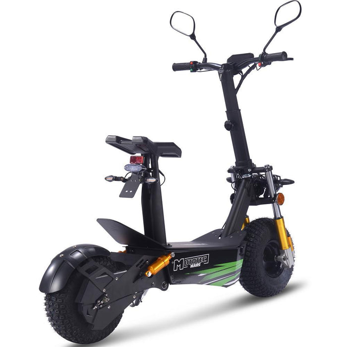 MotoTec - Mars 60v 3500w Electric Scooter Black