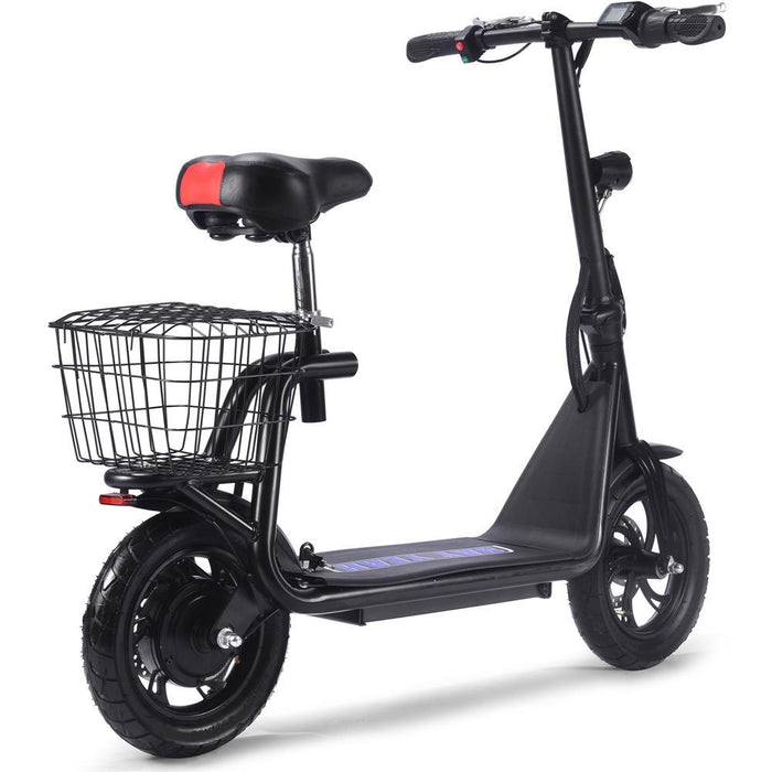 MotoTec - Metro 36v 500w Lithium Electric Scooter Black