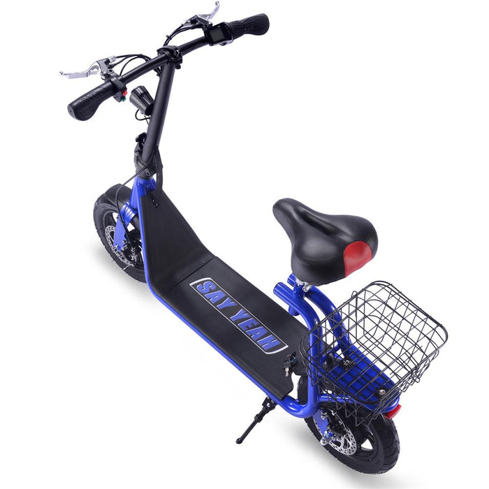 MotoTec - Metro 36v 500w Lithium Electric Scooter Black