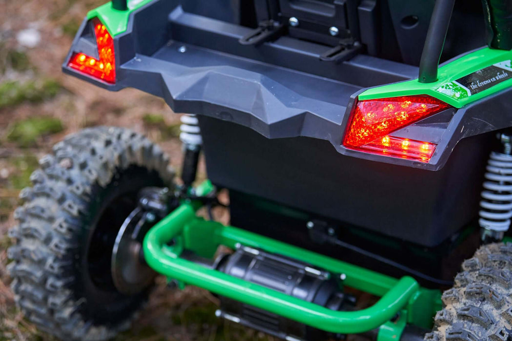 MotoTec Raider Kids UTV 48v 1200w Full Suspension Green