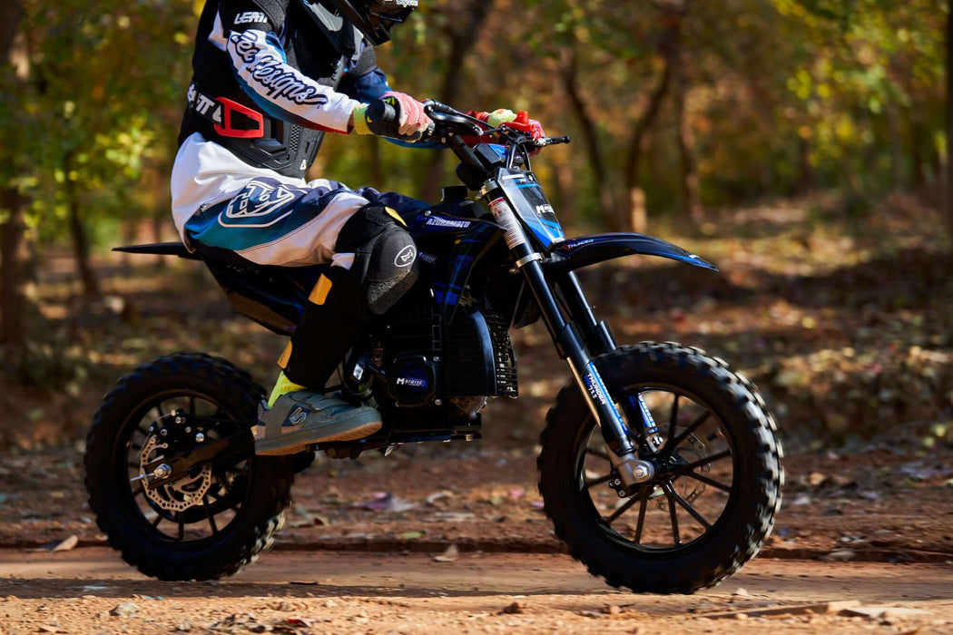MotoTec Thunder 50cc 2-Stroke Kids Gas Dirt Bike Green