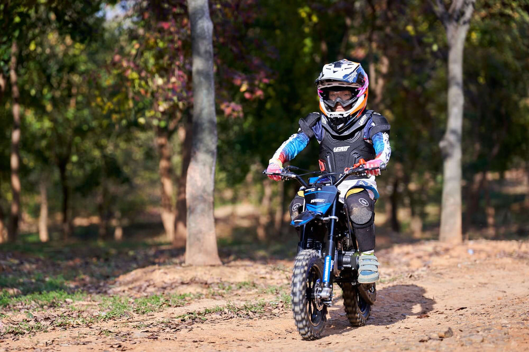 MotoTec Thunder 50cc 2-Stroke Kids Gas Dirt Bike Red