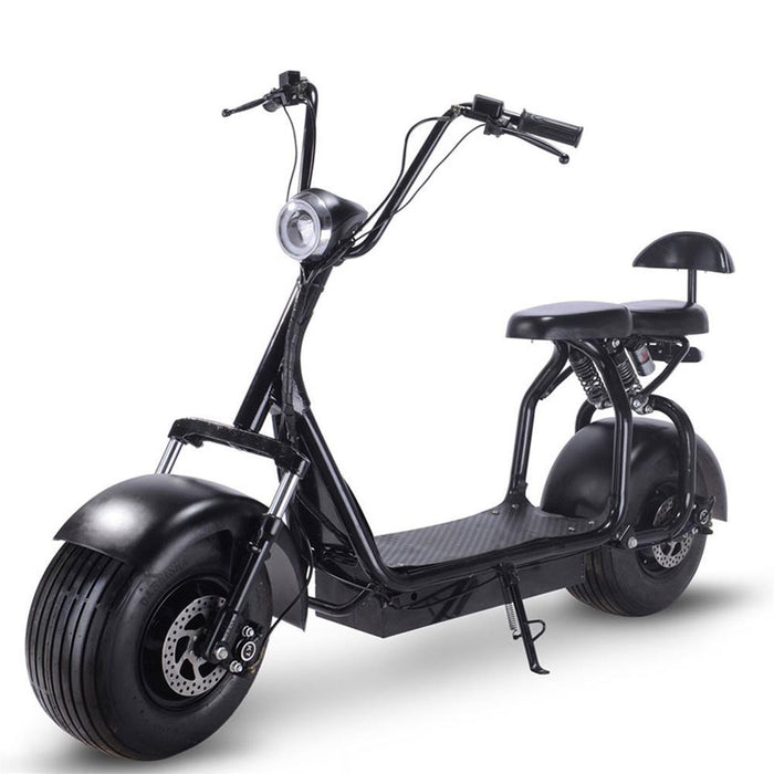 MotoTec - Knockout 60v 1000w Electric Scooter Black