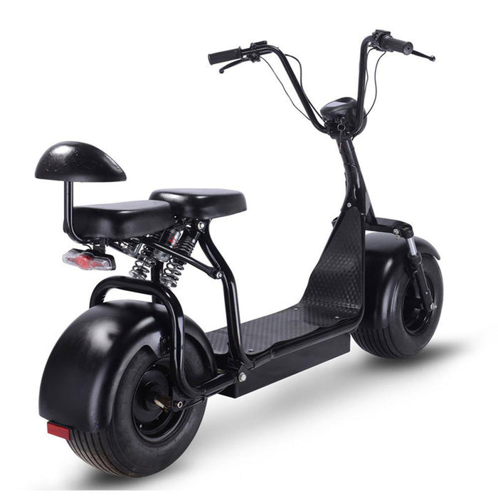 MotoTec - Knockout 60v 1000w Electric Scooter Black