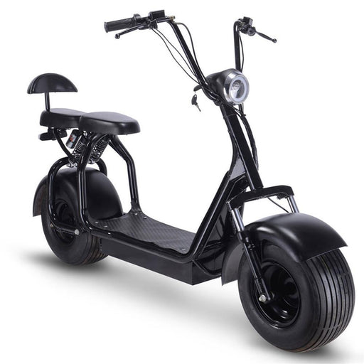 MotoTec - Knockout 60v 1000w Electric Scooter Black