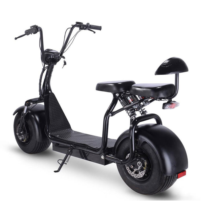 MotoTec - Knockout 60v 1000w Electric Scooter Black