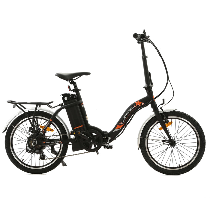 Ecotric - UL Certified-Ecotric Starfish 20inch portable and folding electric bike - Matt Black